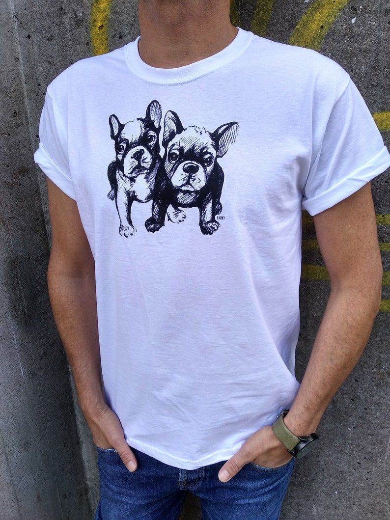 Dogs T Shirt Bully Frenchie French Bulldog Gifts For Mens Colleagues Farky Alternative Fashion - 