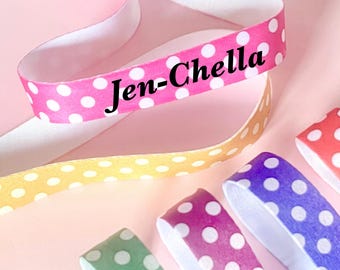 Personalised fabric wristbands | Add any text | Wedding wristbands | Festival wristbands | reusable wristbands