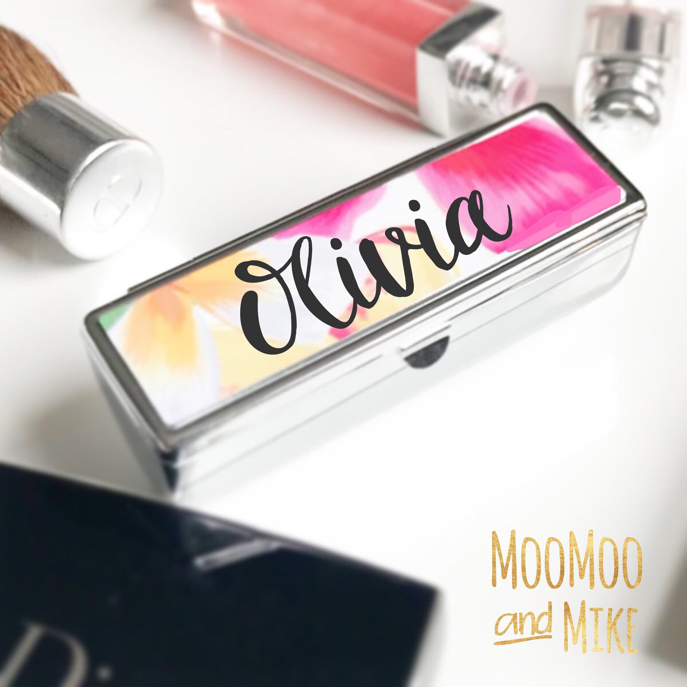 Personalised Lipstick Case Lipbalm Case Lipstick holder Lipstick