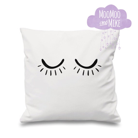 Lashes cushion cover | Decorative cushion | Bedroom decor | Home decor