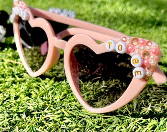 Personalised Sunglasses | Heart sunglasses | Bridesmaid sunglasses Glasses | Bridal Sunglasses Hen do - Wedding sunglasses
