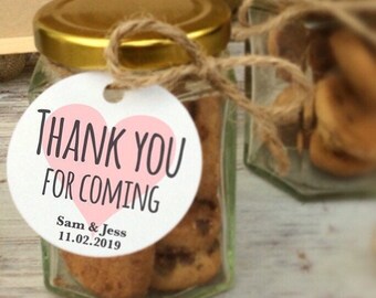 Personalised Jars - favours | fill your own Wedding favours | Personalised favours | Favour jars