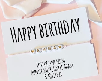 Name Bracelet | Add any text | Personalised bracelet | Custom bracelet | Name bracelet for kids | Friendship bracelets