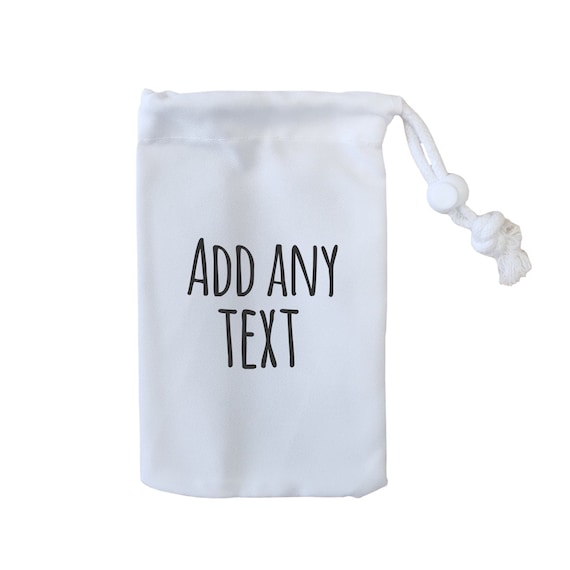 Personalised small gift bag | Hangover kit | Gift bags | Add any text | Wedding gift | Drawstring bag.