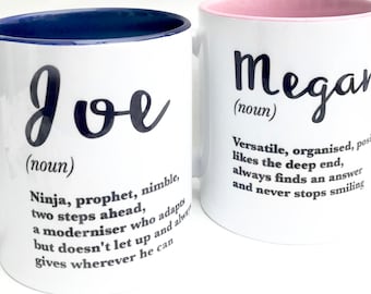 Personalised definition mug | Add any text | Personalised mug | Custom mug | couples mugs | Teacher mug