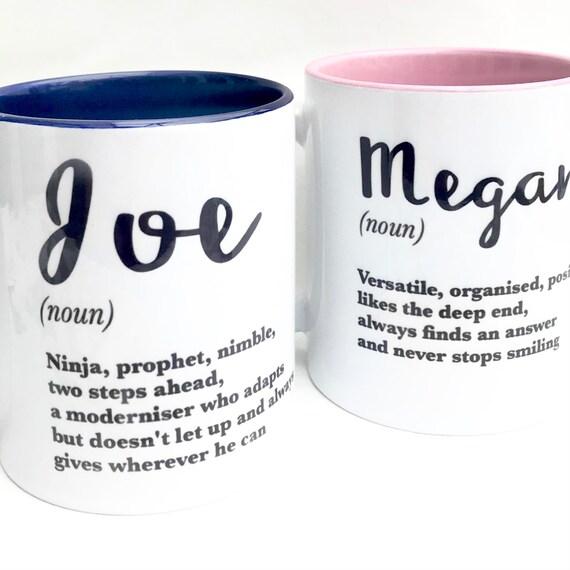 Personalised definition mug | Add any text | Personalised mug | Custom mug | couples mugs | Teacher mug