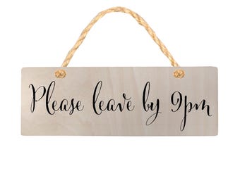 Personalised wooden sign | Add any text | Hanging sign | Kitchen sign | Bedroom sign | Office sign