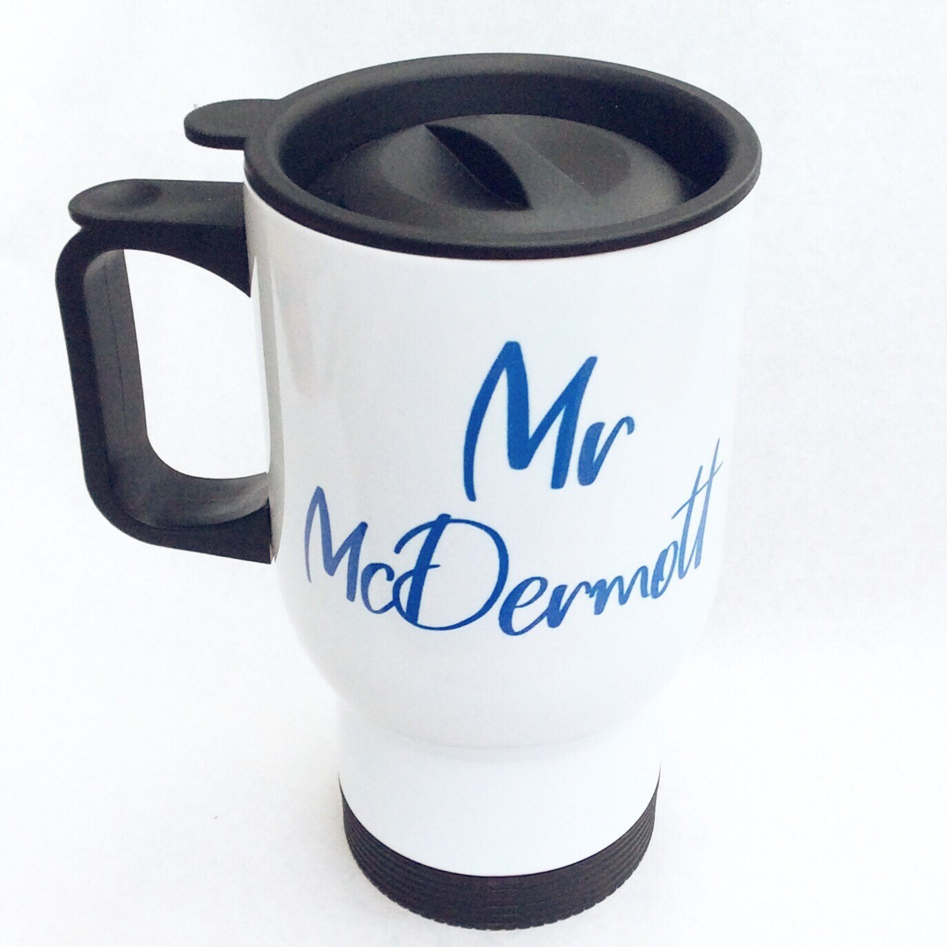 Travel mug Personalised mug Add any text 14oz mugs Custom mug