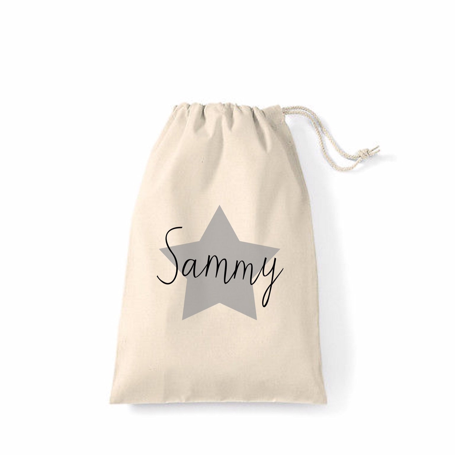 Personalised small drawstring bag hotsell