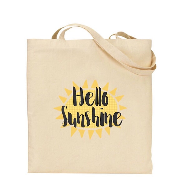 hello sunshine beach bag