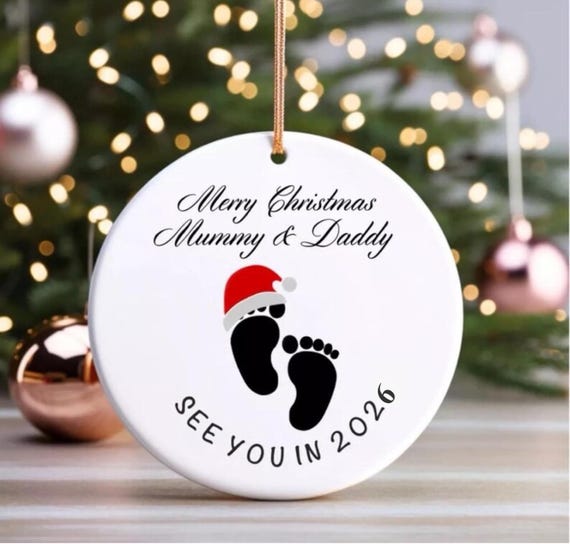 See you in 2026 Tree ornament | Christmas bauble | new baby bauble  | Christmas bauble | Christmas decor | Christmas tree decoration