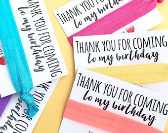 Custom hair ties | Add any text | Hair ties | Customisable elastic hair tie | Favours | Hen party favours | Personalised favours