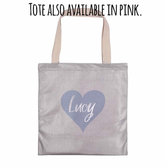 Sparkling tote bag | Personalised tote bags | Hen party | Gift bags | Totes | Gym bag | Glitter rainbow totes