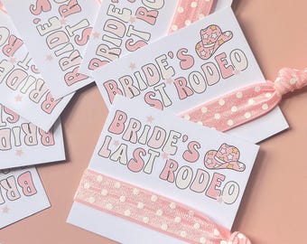 Brides last rodeo | Hair ties | elastic hair tie | Favours | Hen party favours