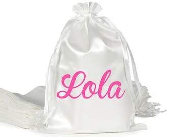 Personalised drawstring bag | Add any text | Party bag | Favour bags