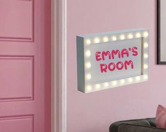 Custom Light Up Logo Sign | White Coated Wood Lightbox