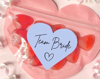 Fill your own favour pouches | Hen Party pouch | Hen Party | wedding favours | Party Goodie Bags | Hen Do | favour Bags | Team bride