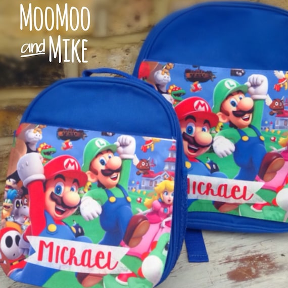 Personalised backpack or lunch bag | Add a Custom design | Personalised school bags | Childrens backpack
