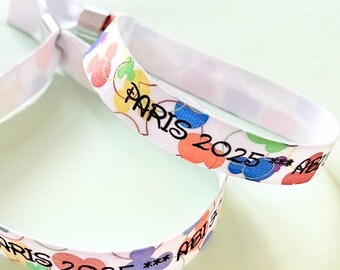 Disney theme wristbands | Custom wristbands | fabric wristbands | Add any text | Birthday party wristbands | reusable wristbands