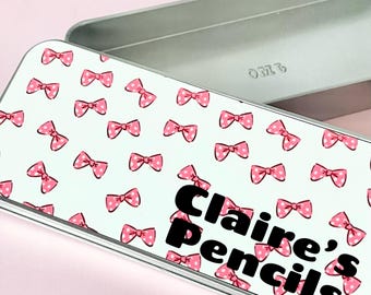 Pencil tin | Add any text | Personalised pencil tin | Teacher gifts