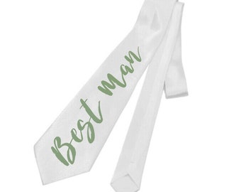 Tie | Personalised wedding tie | Groomsman gift | Wedding gifts | Bestman gifts | Made to order
