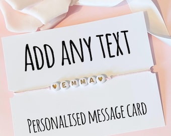Personalised Bracelet | Add any text | Personalised bracelet | Custom bracelet | Name bracelet for kids | Friendship bracelets