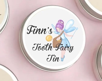 Personalised Tooth Fairy Tin: Keepsake Gift
