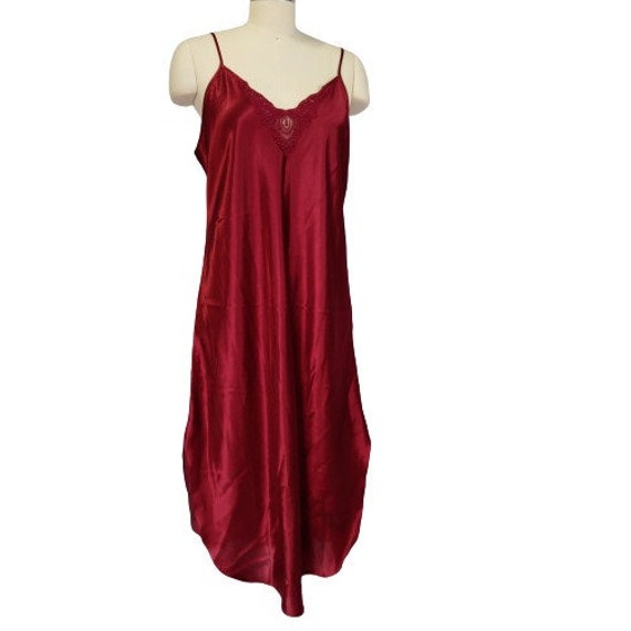 Vintage 90s Peignoir Lingerie Set Nightgown Robe … - image 2