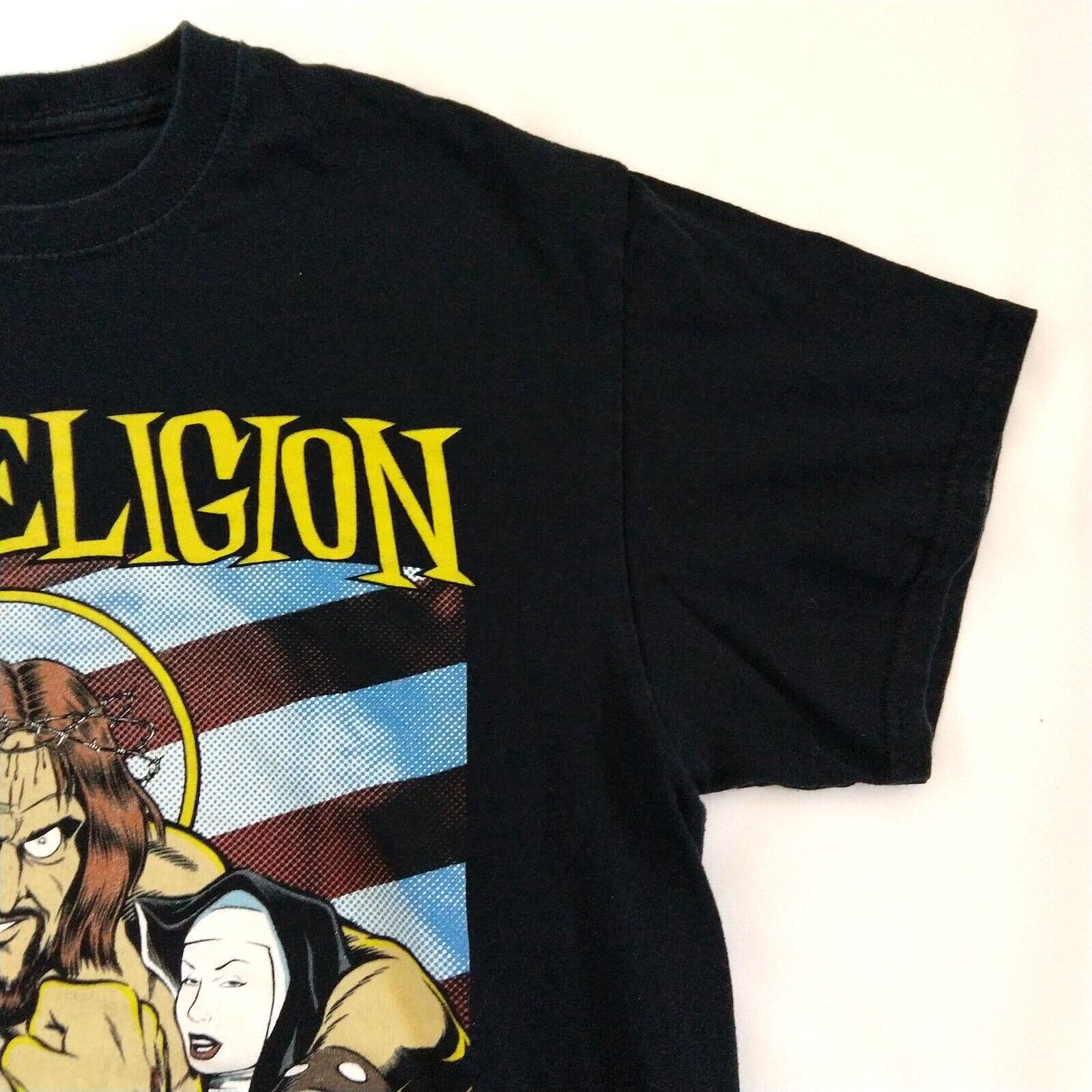 Bad Religion American Jesus T Shirt Vintage 1997 Size S Black Tee 