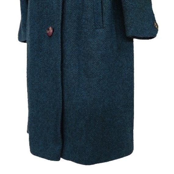 VTG Bettijean 50s 60s Fur Collar Swing Coat Size … - image 9