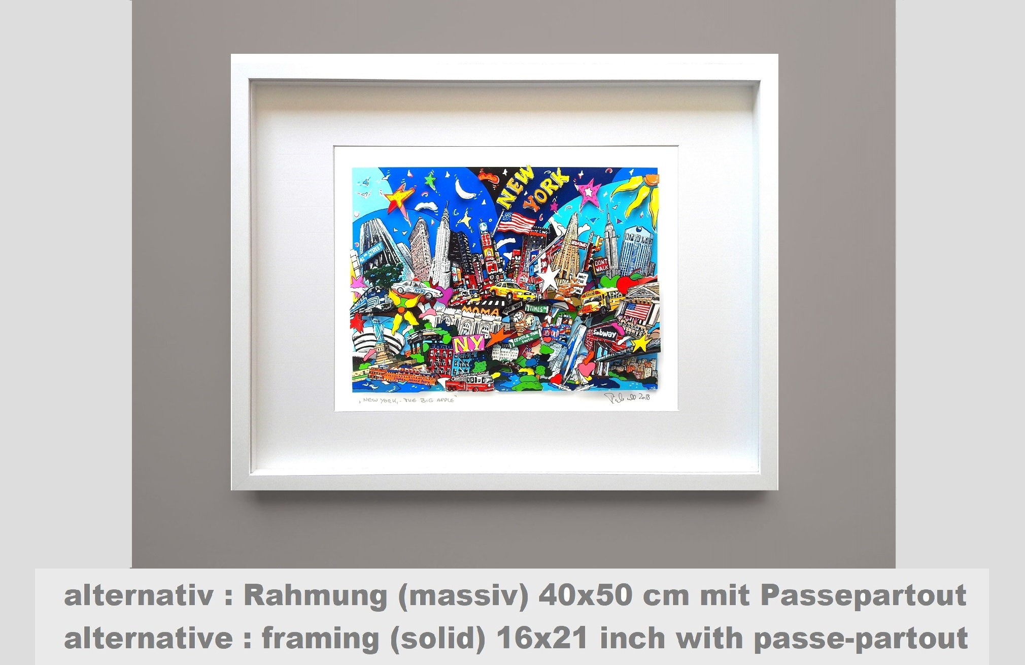 New York City 3d Pop Art Cityscape Skyline Construction Manhattan