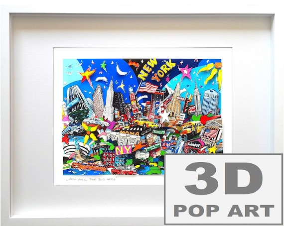 【週末セール】【3Dアート】NEW YORK - EAST RIVER 3月期間限定特価】3Dアート NEW YORK - EAST RIVER