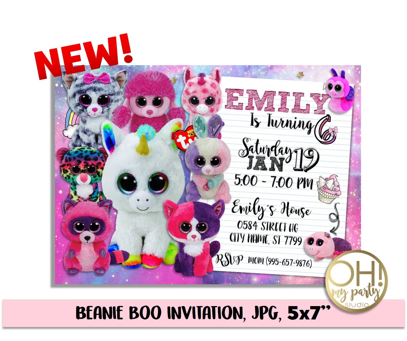 beanie-boo-party-beanie-boo-invitation-beani-boo-birthday-etsy