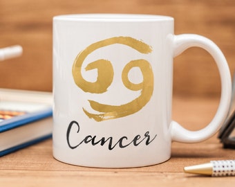 Krebs Sternzeichen Tasse: Astrologie Sternzeichen Keramik Kaffeetasse