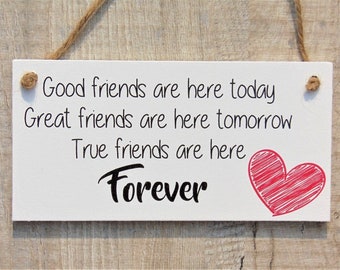 friendship plaque etsy