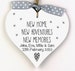 PERSONALISED NEW HOME Gift | Heart Shaped Housewarming Plaque | Letterbox Gift | First Home Gift | New Home Gifts 