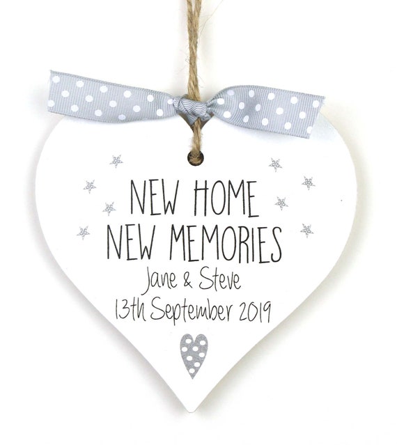 Personalised New First Home Gift Keepsake Plaque Sign House Warming Present ⭐ Personalised New First Home Gift Keepsake Plaque Sign House Warming Present ⭐