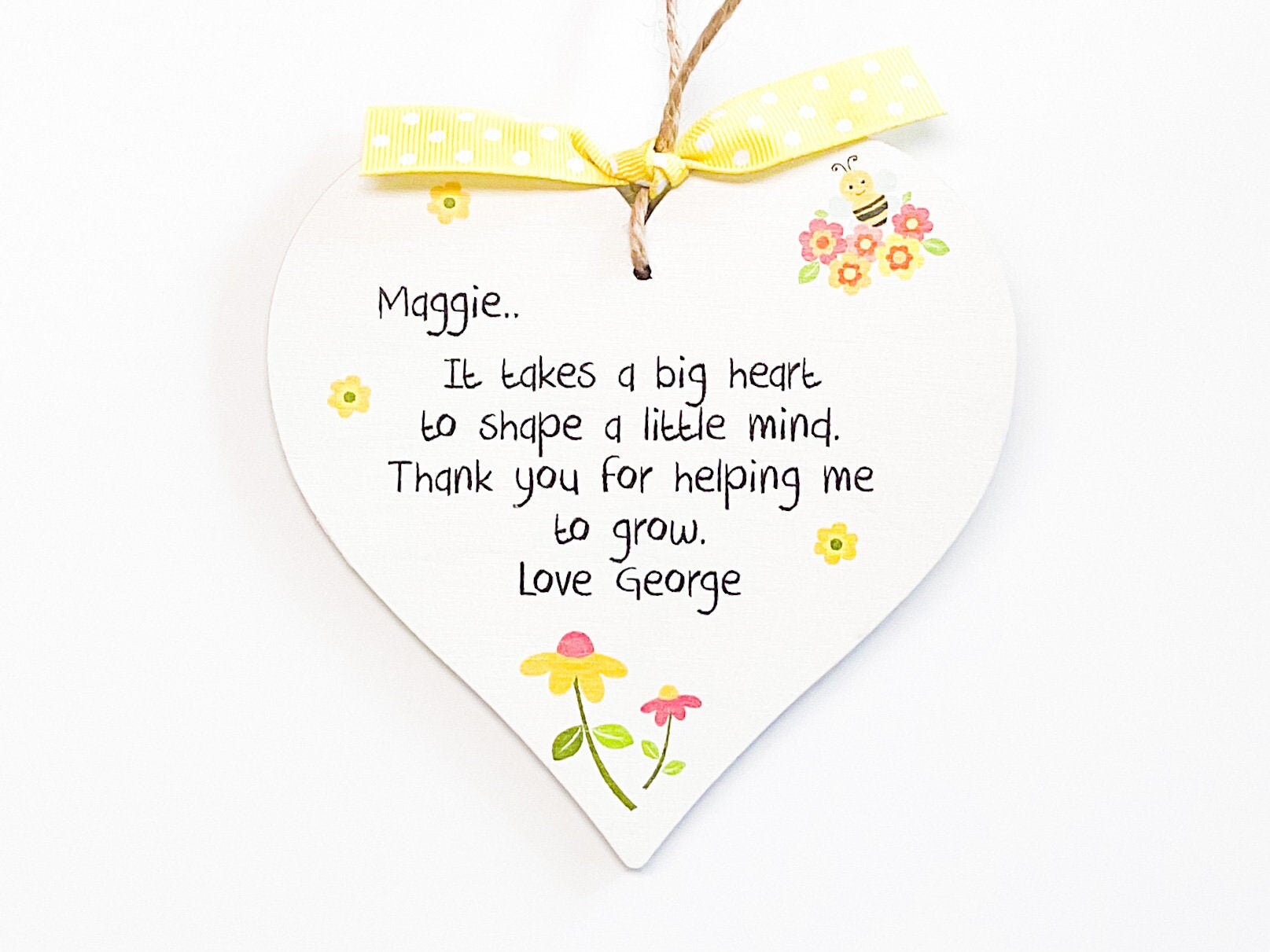 Thank You Nursery Teacher Gift Personalised Childminder Etsy UK
