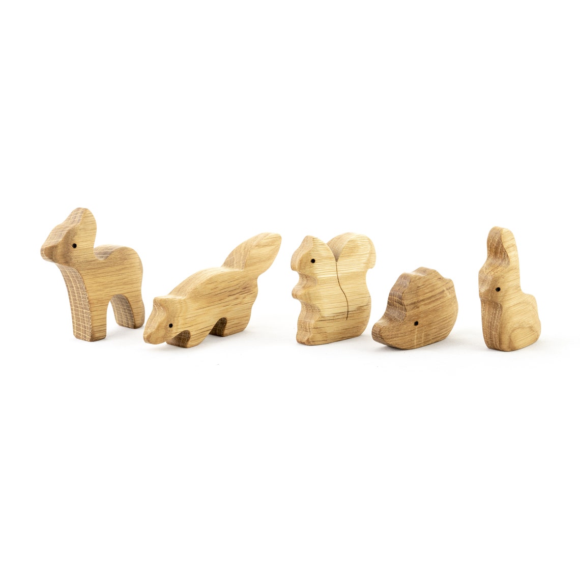 Forest Animal Toys Waldorf Wooden Toys Motor Skills Animal Etsy