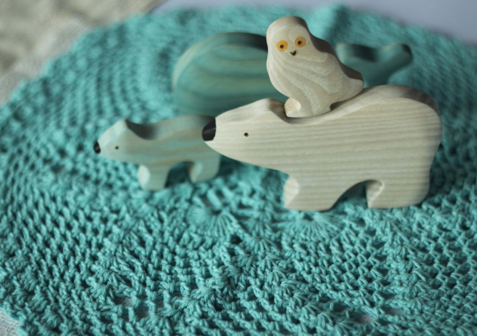 Polar Animals Set 8 Items Animal Toys Antarctic Arctic Etsy