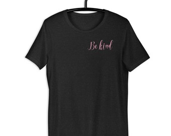 Isabella's share kindness letter artwork on t-shirt