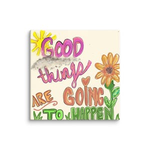 Elizabeth&#39;s encouragement art on canvas