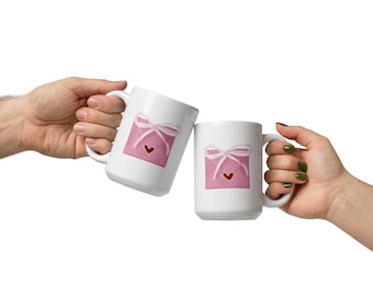 Isabella's share kindness letter artwork on mug