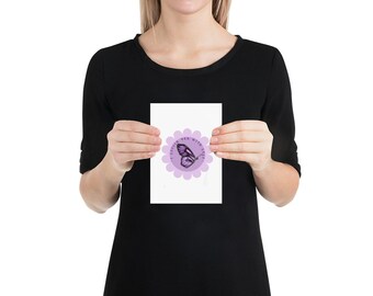 Isabella’s Bible verse artwork on ready to frame print