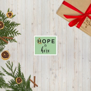 Nativity Christmas Hope Bible Stickers