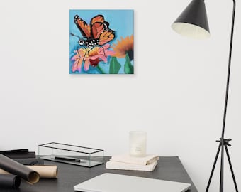 Elizabeth monarch art on canvas