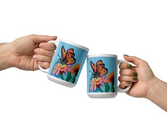 Elizabeth monarch art on mug