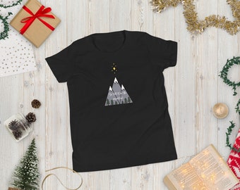 Go Tell it on the Mountain Christmas Youth Short Sleeve T-Shirt