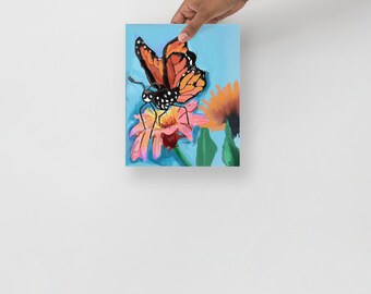 Elizabeth monarch art 8x10 poster print