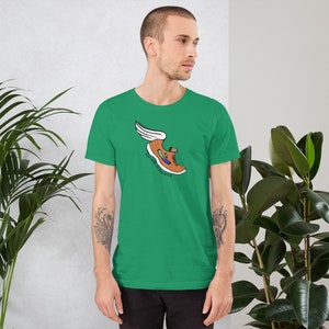 Run with Endurance Running Shoe Bible Verse Unisex T-shirt